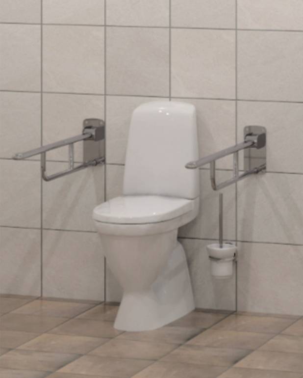 Toilet Nautic 1500 - hidden S-trap, Hygienic Flush - Easy-to-clean and minimalistic design
With open flush edge for simplified cleaning
Full-coverage condensation-free flush tank
