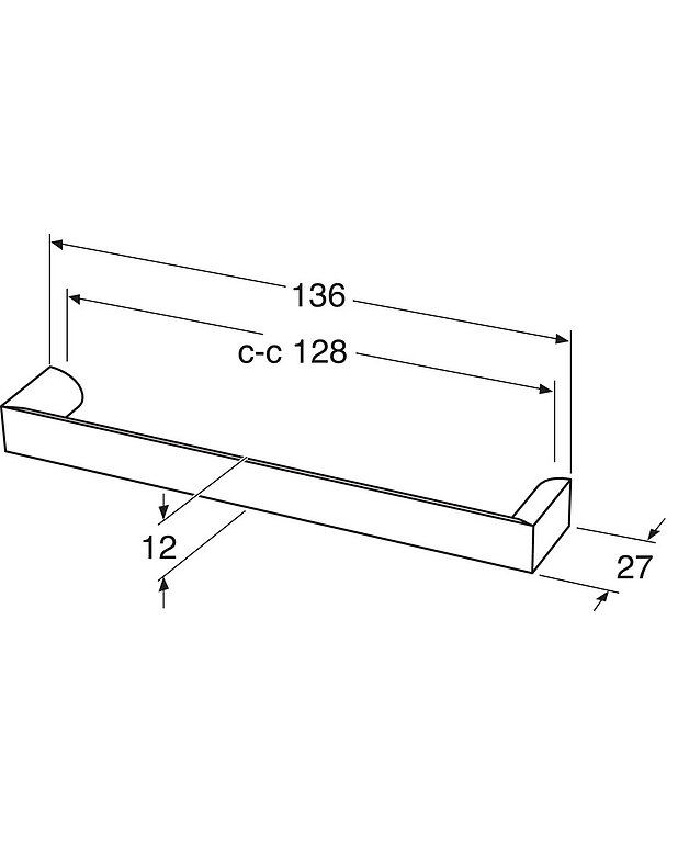 Cabinet handle H4 - Drawing - GB7199H4xx128_drawing.jpg