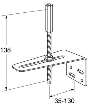 Keittiöhanan tukirakenne