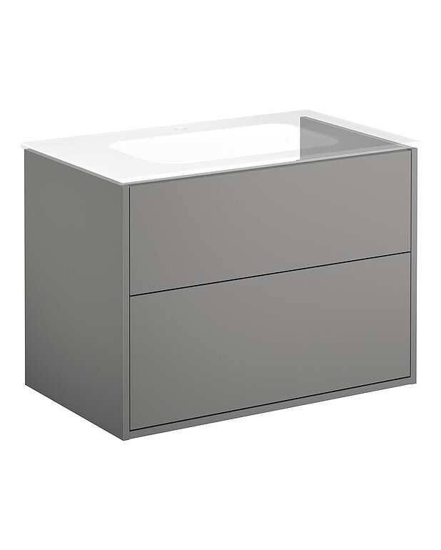 Servantskap Artic - 80 cm - Skuffer med soft-closing for stille og myk lukking
Vannlås med pop-opp og smart rengjøringsfunksjon
Produsert i fuktresistente materialer for fuktige miljøer