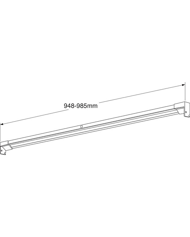 Drawer light - Installed in drawers for Vanity units Graphic or Artic
Sensor turns on light only when drawer is open
Delivery includes IP44-class transformer