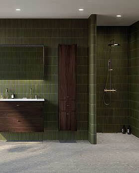 Ducentic Tall cabinet wih 2 doors 1 drawer 35cm - second