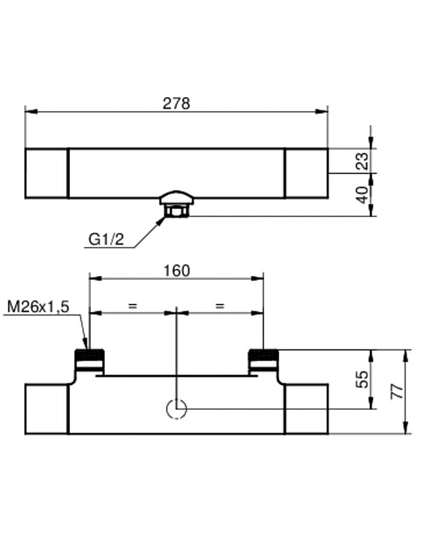 Shower mixer Ducentic - thermostat - Drawing - GB41207004_20__Drawing.jpg