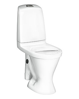 WC-istuin Nautic 1596 - avoin S-lukko, suuri jalka, korkea malli, Hygienic Flush