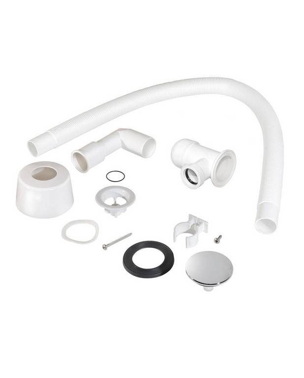 Water trap kit for Artic Small - Pop up valve in chrome
Fits drain connection to wall or floor