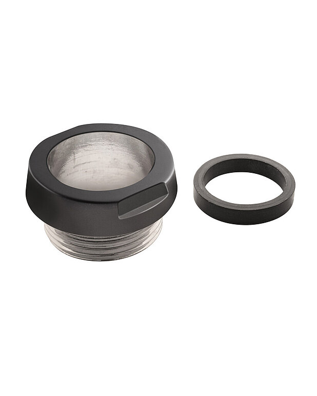 Ilmastimen rengas, mattamusta - Sopii Sensoric 1.0 -sekoittimeen