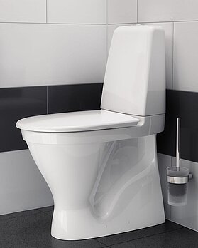 WC-istuin Public 6646 - s-lukko, korkea malli, hygieeninen huuhtelu - second