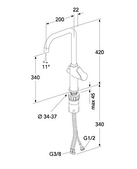 Köögisegisti Epic - kõrge jooksutoru - Joonis - GB41209996-Epic-Kitchen-mixer-DW-drawing.jpg