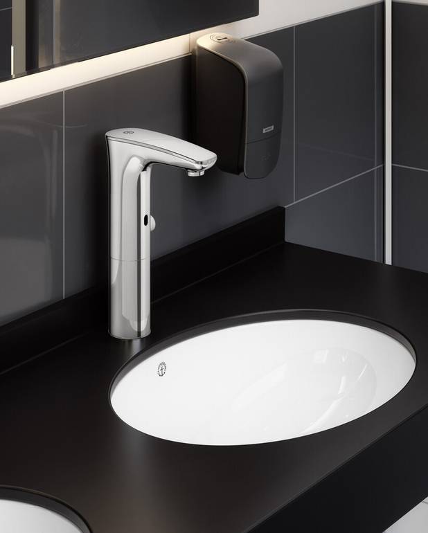 Bathroom sink 6147 98 - for undermounting 57 cm - Oval design
For undermounting below countertop