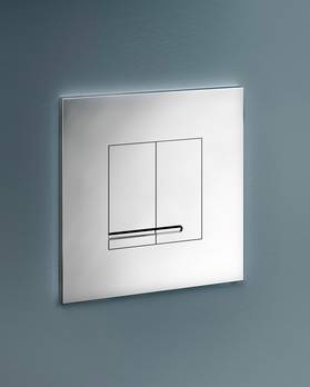 Flush button for fixture XS - wall control panel, square