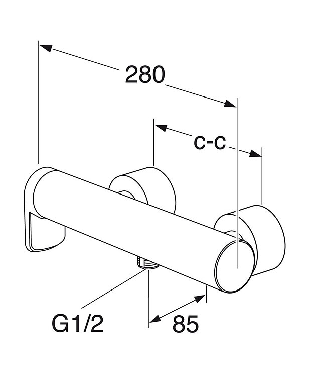 Suihkuhana Estetic - yksiote - Mittapiirros - GB41218004_23_41_skiss.jpg