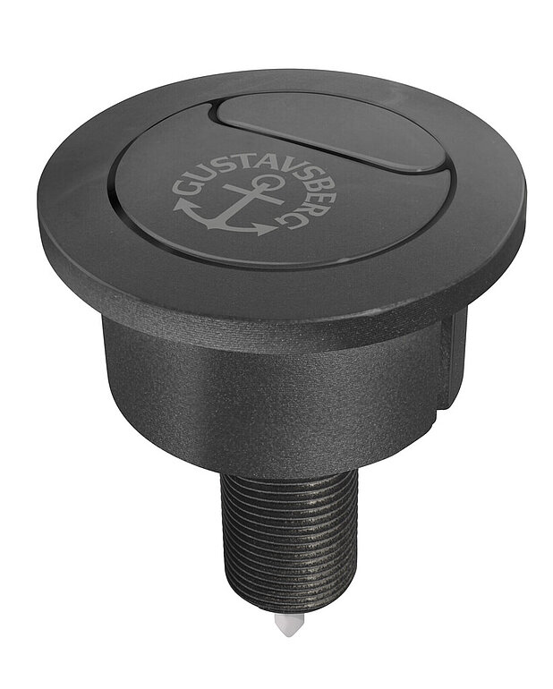 Flush button, matt black - Toilet model Estetic from 2017-