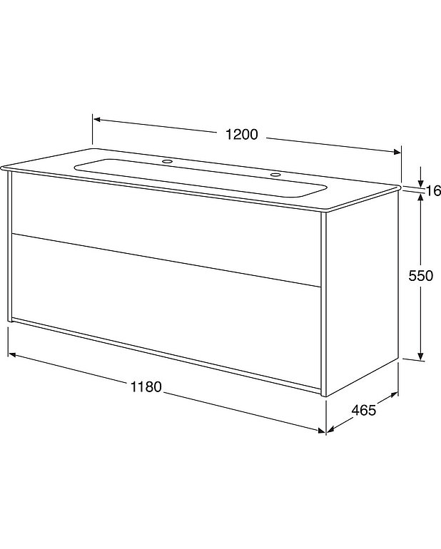 Vanity unit Artic - 120 cm - Drawing - Gustavsberg_Vanity-unit-Artic-1200mm_with_WB_2_tap.jpg