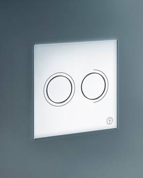 Flush button for fixture XS - wall control panel, round