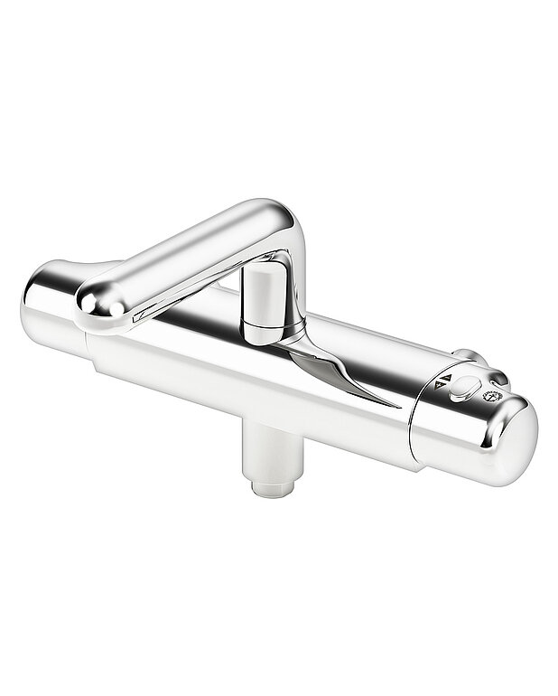 Tub faucet Logic - thermostat - Safe Touch reduces heat on the front of the faucet
