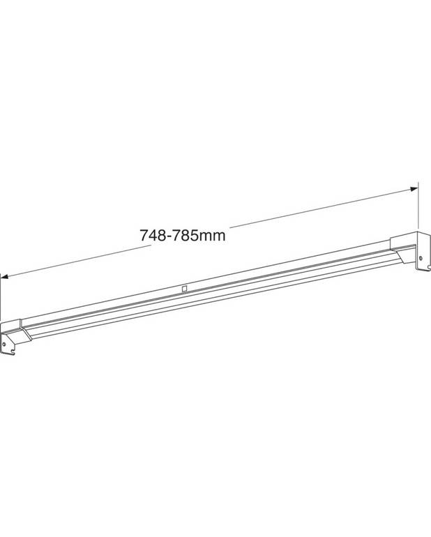 Drawer light - Installed in drawers for Vanity units Graphic or Artic
Sensor turns on light only when drawer is open
Delivery includes IP44-class transformer