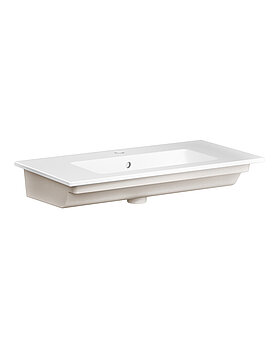 Bathroom sink for vanity unit Graphic - 80 cm