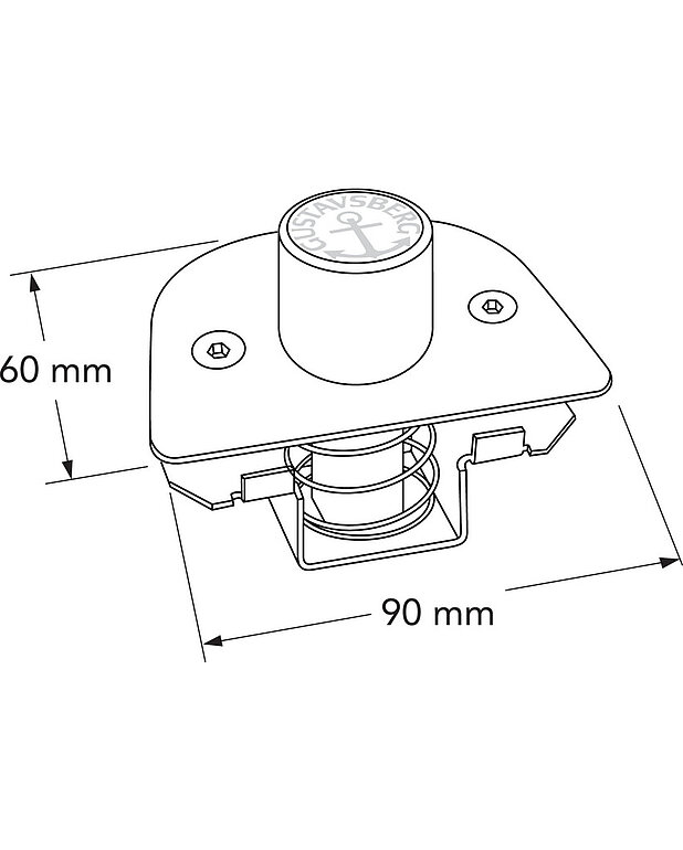 Flush button - replacement button vandal, Nautic - 2016 - Drawing - GB19299NV036_drawing.jpg