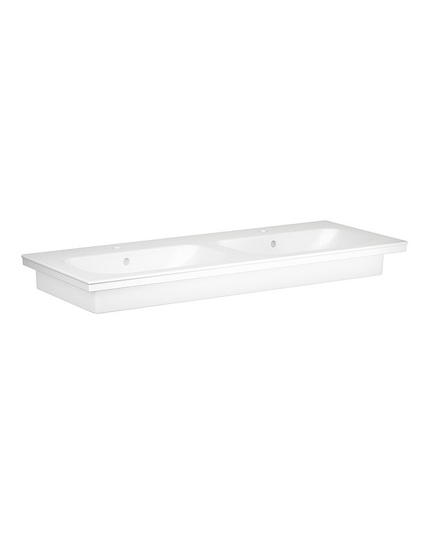 Vannas istabas izlietne priekš Artic skapīša -120cm - Montāžai uz Artic mēbelēmIzgatavots no higiēniska un izturīga sanitārā porcelāna.
