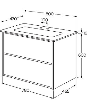 Ducentic-allaskaappi 80cm, 2 laatikkoa - Mittapiirros - Gustavsberg_Vanity-unit-Ducentic_2-800mm_with_WB_1_1_ProductImages1300x1620.jpg
