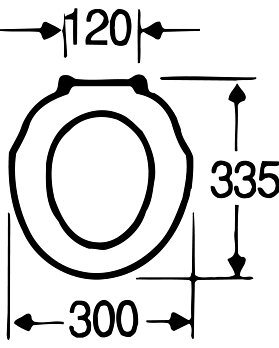 WC poti 305 prill-laud ilma kaaneta