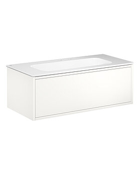 Ducentic servantskap, 100 cm, hvitt