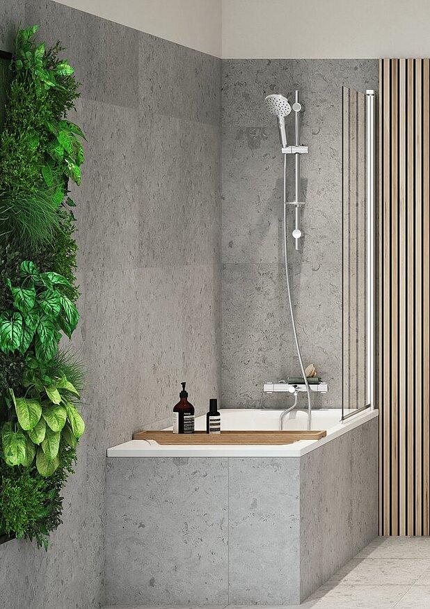 Kylpyammehana New Nautic – termostaatti - Täydennettävä seinäsuihkulla