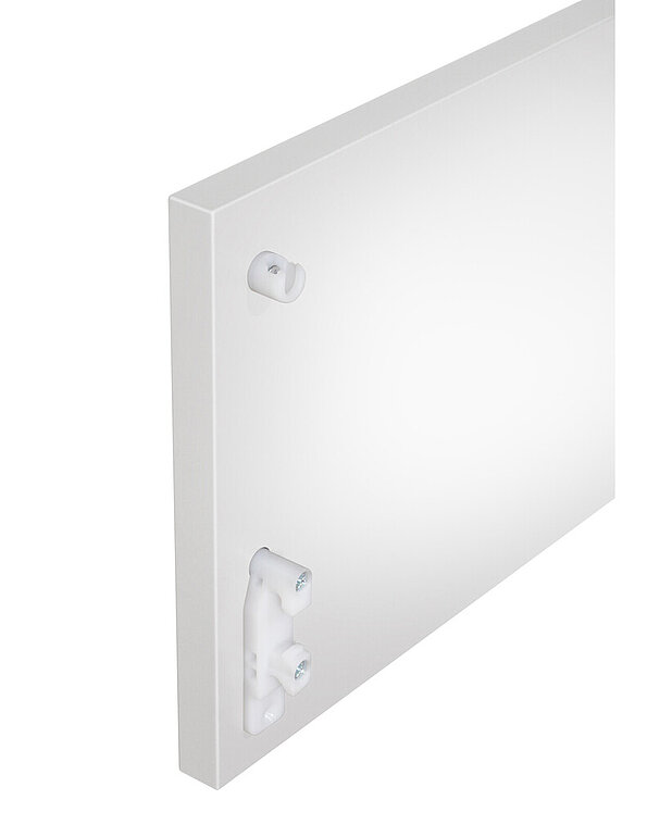 Graphic alumise sahtli White Hettich - first