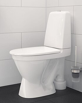 WC-istuin Public 6691 - avoin s-lukko, leveä jalka, HygienicFlush - second