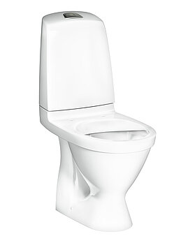 Gulvtoalett Nautic 1510 skjult p-lås, Hygienic Flush.