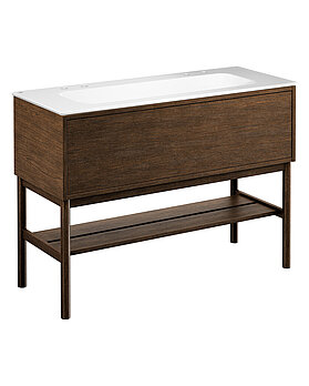 Ducentic Vanity 120cm, Brown oak
