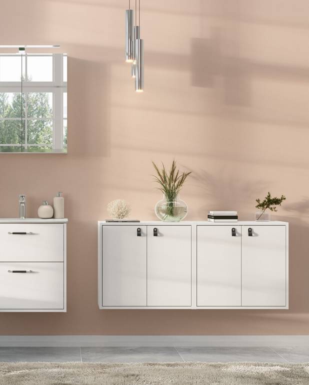 Seinakapp Artic – 60 x 39 cm - Vaikselt sulguvad uksed
Saab paigaldada ülemise kapina või jalgadega raamile
Kinnitussüsteem, mis on lihtsalt ja kiiresti seinale paigaldatav ning õigesse asendisse reguleeritav