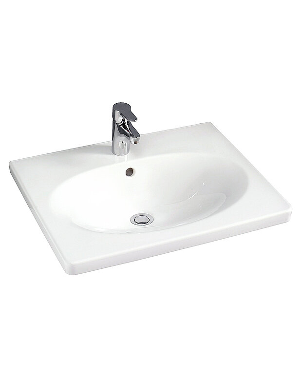Valamu Nautic 5562 - konsoolkinnituseks 62 cm - Puhastussõbralik ja minimalistlik disain
