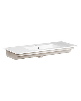 Bathroom sink for vanity unit Graphic - 100 cm