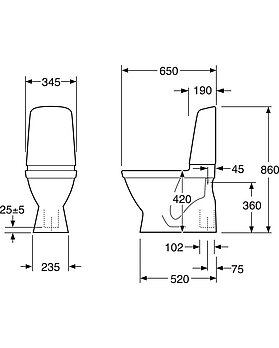 Gulvtoalett Nautic 5500 – skjult s-lås. - Måleskisse - Gustavsberg_Toilet_Nautic_5500_S-trap.jpg