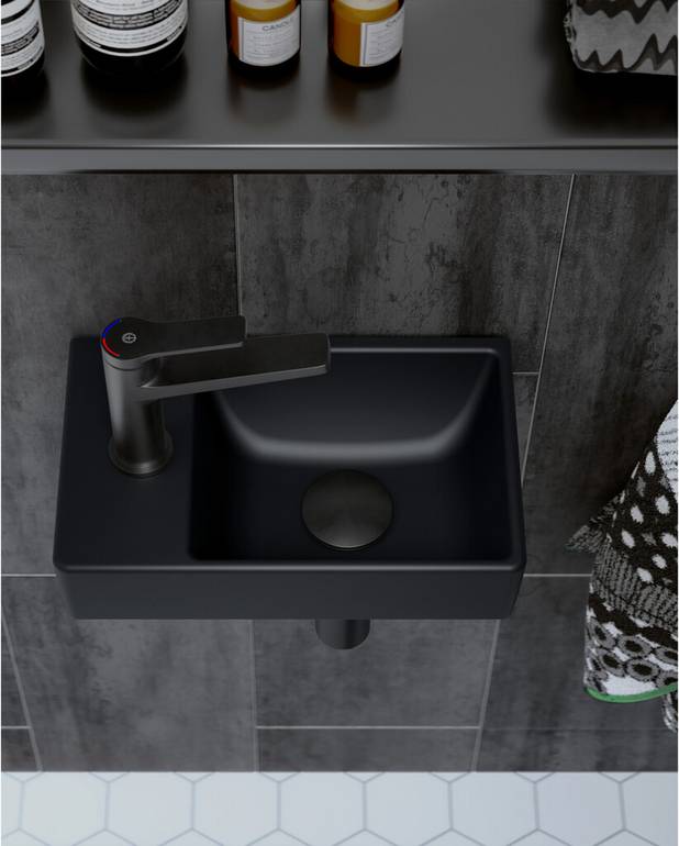 Washbasin Artic Small 4G36 - 36 cm - Small model suitable for tight spaces
Same colour as Estetic toilets