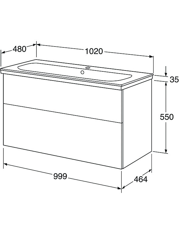 Valamukapp Artic - 100 cm - Joonis - GB714810xx00WB1_drawing.jpg
