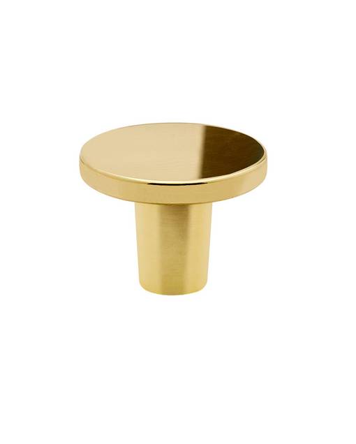 Knob for bathroom cabinet - K5 - A charming little knob made from polished brass
Can be used as a hook
