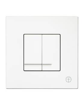 Toalettknapp for fikstur XS – veggknapp, firkantet