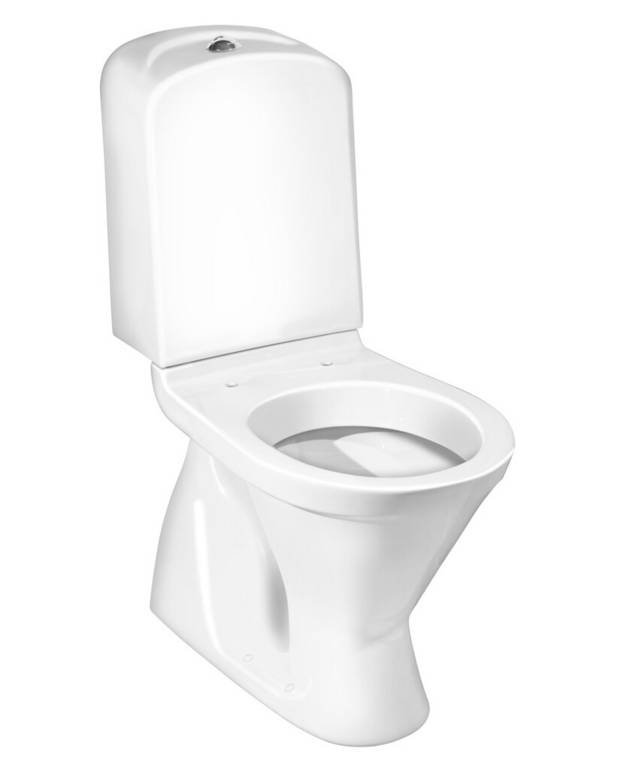 Toilet Nordic³ 3500 - hidden S-trap - Functional design with standard Scandinavian dimensions
Full-coverage condensation-free flush tank