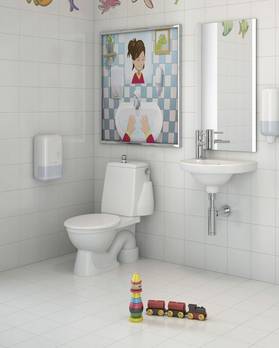 Toilet 305 children´s model - S-trap