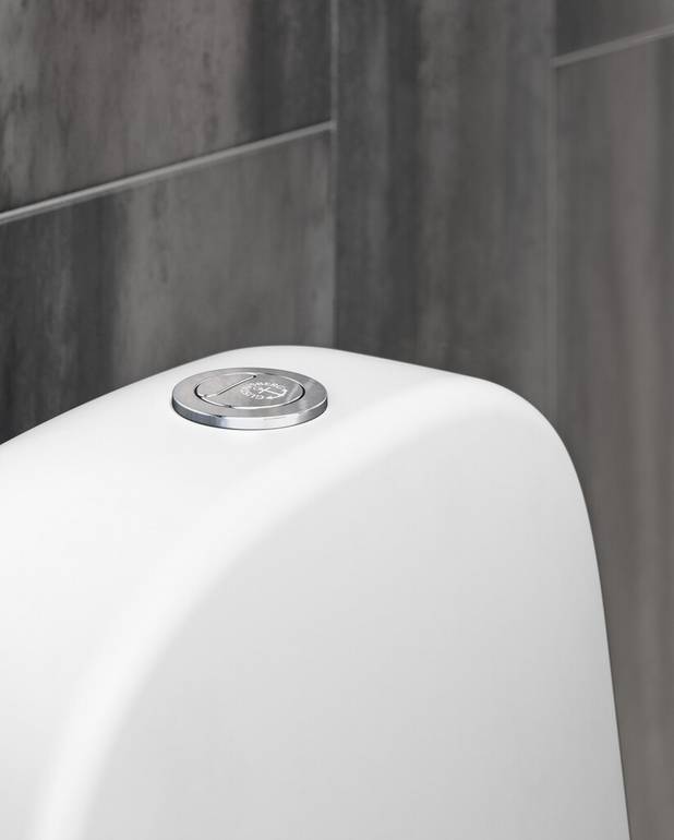 Toilet Estetic 8300 -  hidden S/P-trap, Hygienic Flush - Organic design with easy-to-clean surfaces
Hygienic Flush: open flush rim for easier cleaning
Ceramicplus: quick & eco-friendly cleaning