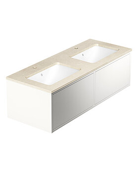 Ducentic Vanity 120cm, White