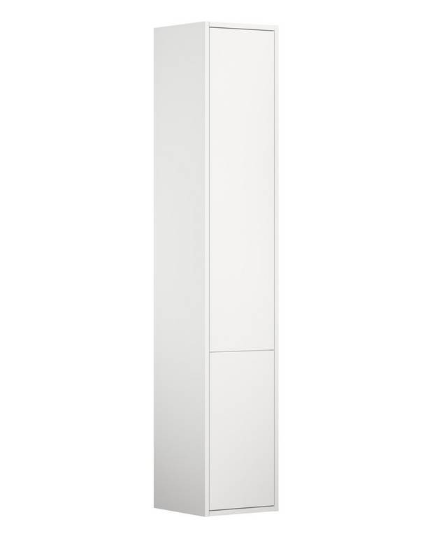 Høyskap Artic - 30 cm - Vendbare dører for montering høyre eller venstre side
Med smart oppbevaringsplass i den øverste døren
Monteringssystem som raskt og enkelt monteres på en vegg og justeres enkelt til riktig posisjon