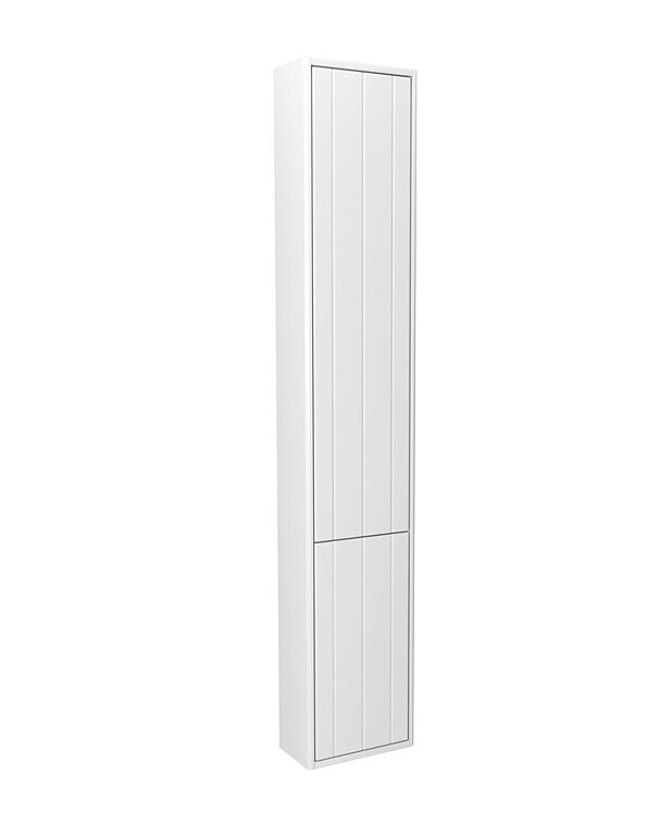 Bathroom storage Graphic, high cabinet - shallow - 16 cm deep, fits small bathrooms
Easy to combine with other Graphic storage modules
Easy to mount on the wall, easy to adjust position