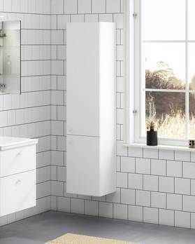 Bathroom storage Artic, high cabinet - 35 cm