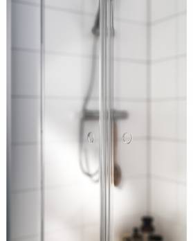 Square Foldable shower door corner set