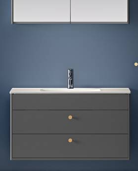 Bathroom sink for vanity unit Graphic - 100 cm