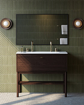 Ducentic Vanity 120cm, Brown oak