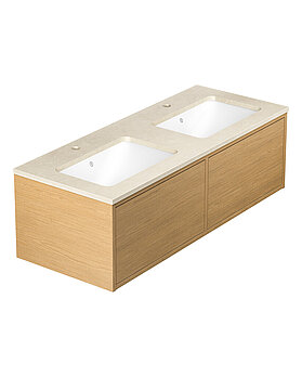 Ducentic Vanity 120cm, Light oak